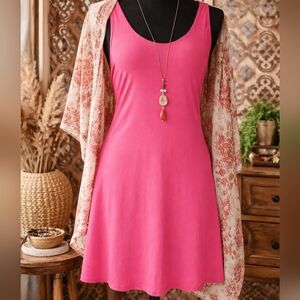 Athletic Pink Sleeveless Dress